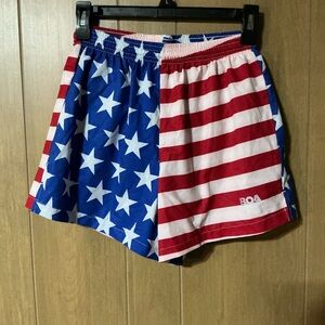 BOA Men 1 Elite Split Short USA Flag Medium